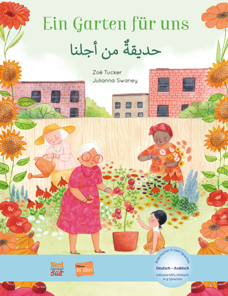 Buchcover Ein Garten für uns – Deutsch–Arabisch