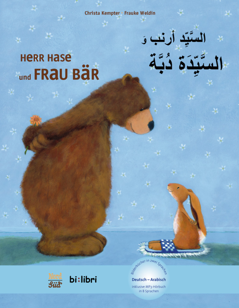Buchcover Herr Hase & Frau Bär – Deutsch–Arabisch