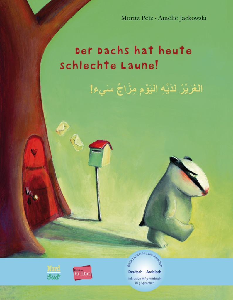 Buchcover Der Dachs hat heute schlechte Laune – Deutsch–Arabisch