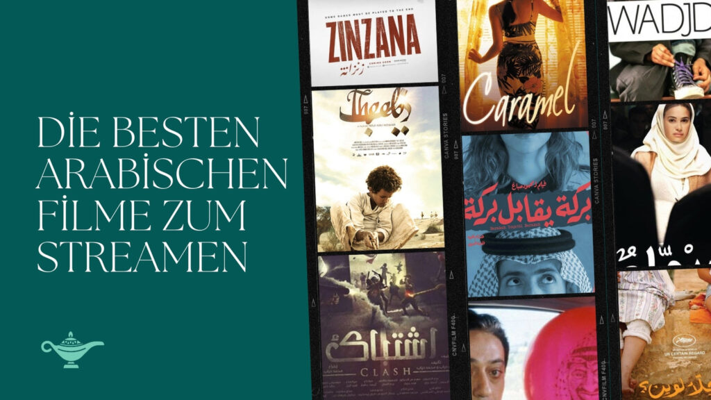 Collage mit Plakaten arabischer Filme