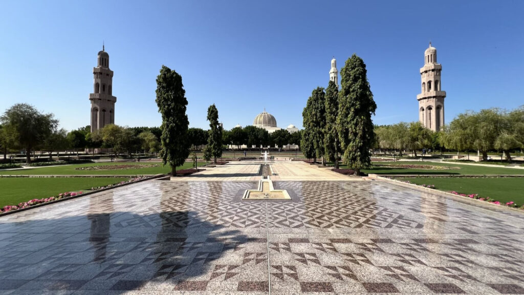Die Große Sultan-Qabus-Moschee in Maskat