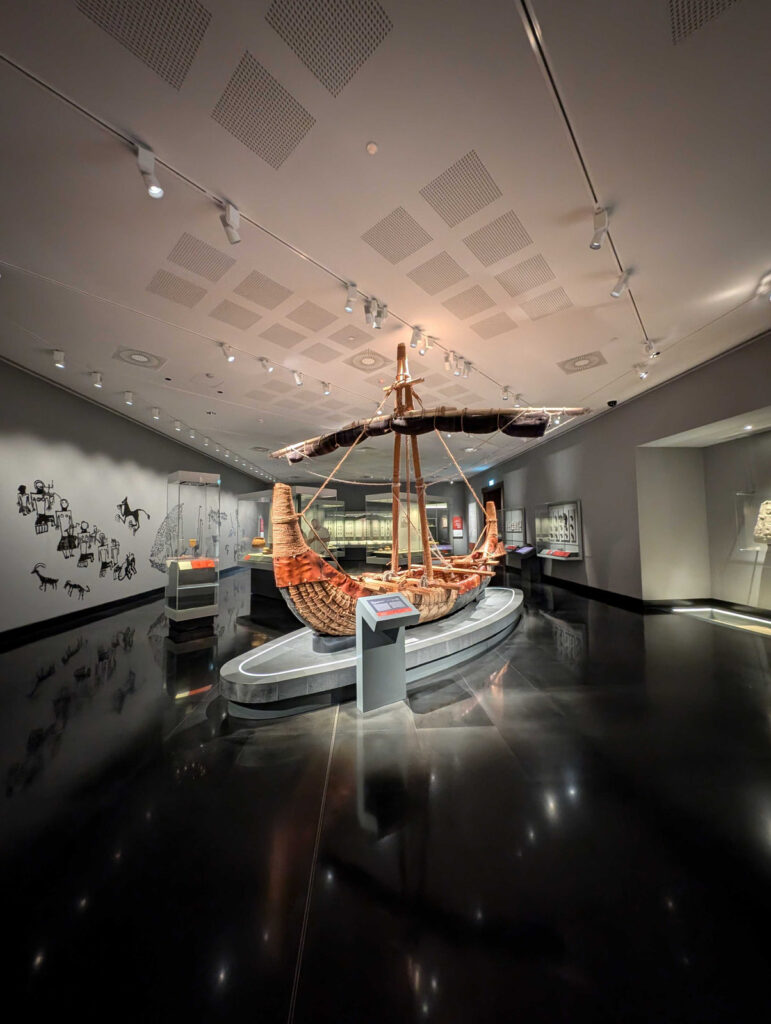 Modell eines Schiffs aus der Magan-Zeit im Nationalmuseum